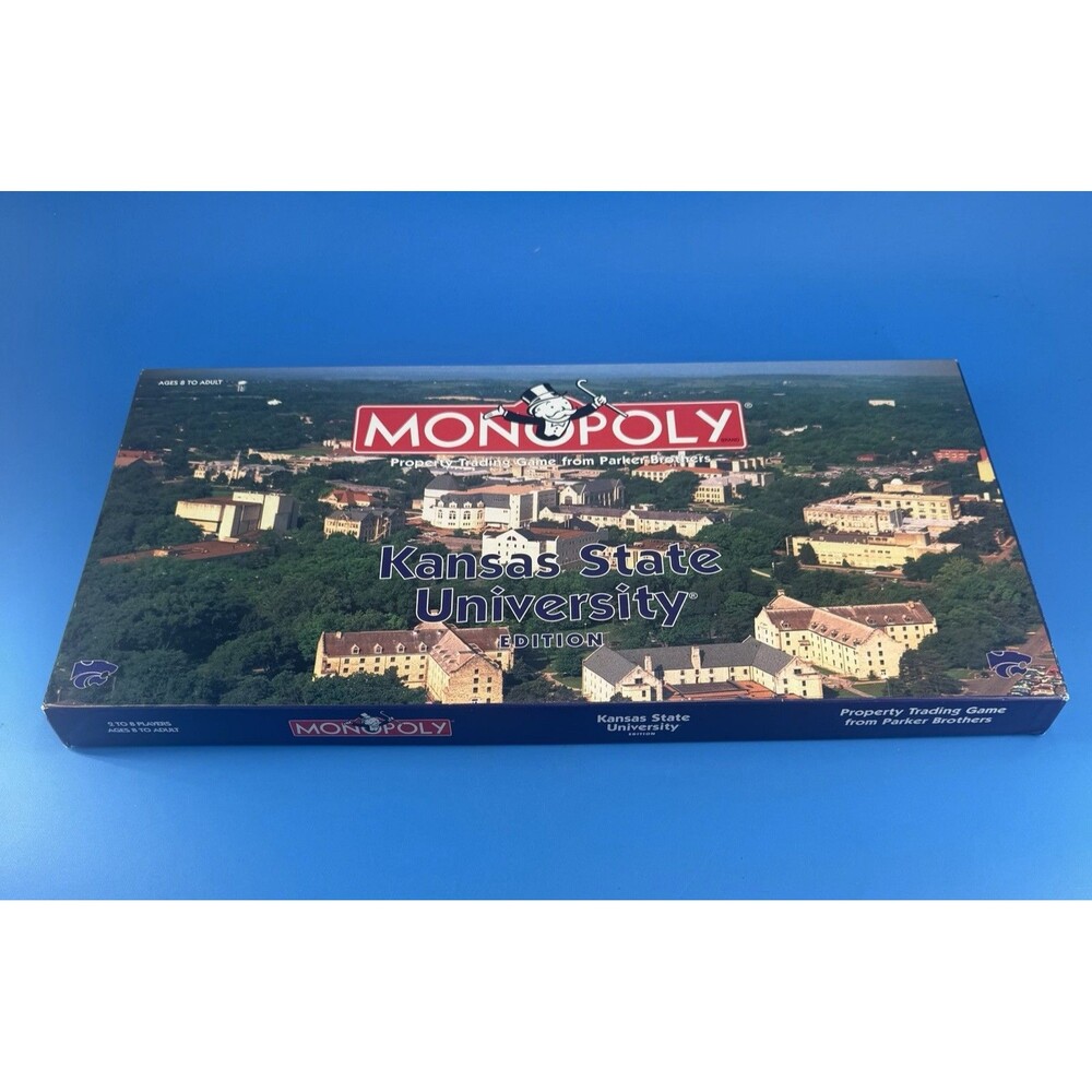 Monopoly KSU Kansas State Wildcats Board Game USA Edition NCAA Football College